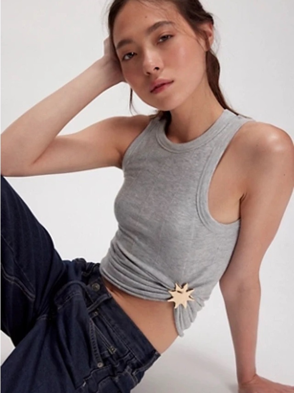 FREE PEOPLE Keeping On Sun Brooch